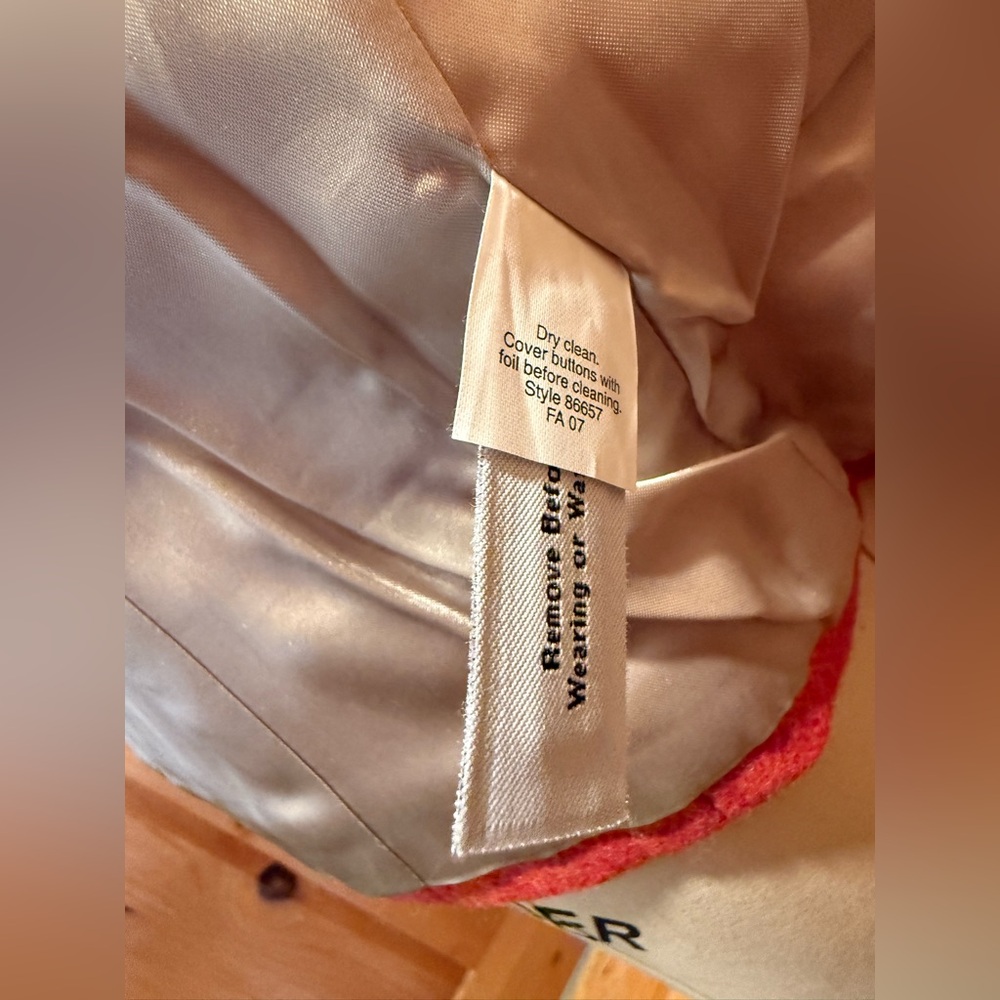 J. Crew Red Wool Bella Jacket - Picture 11 of 13